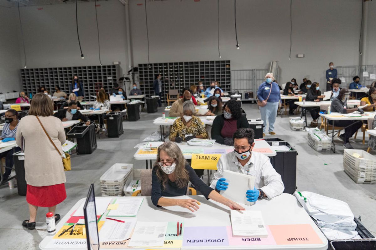Georgia GOP chair says a monitor caught a 9,626-vote error during DeKalb County hand count audit process, got it fixed before it was filed Georgia GOP chair says a monitor caught a 9,626-vote error during DeKalb County hand count audit process, got it fixed before it was filed