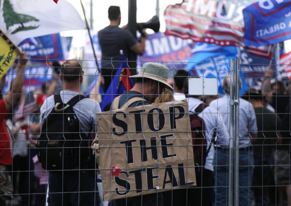 Supporters Of President Trump Demonstrate At Arizona Capitol After Biden Wins Elections