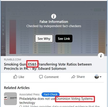 Facebook is censoring information about the election