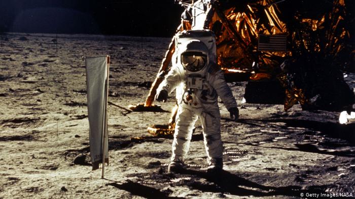 Edwin Aldrin Jr. on the moon