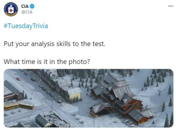 The CIA has posted another tricky puzzle on Twitter