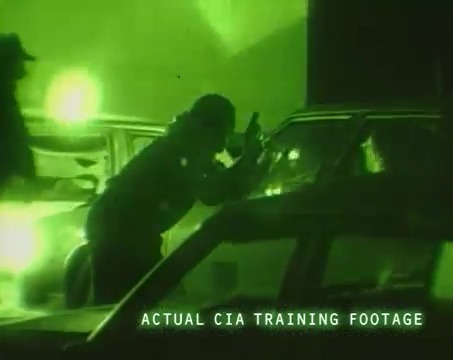 Footage shows a real-life CIA training session