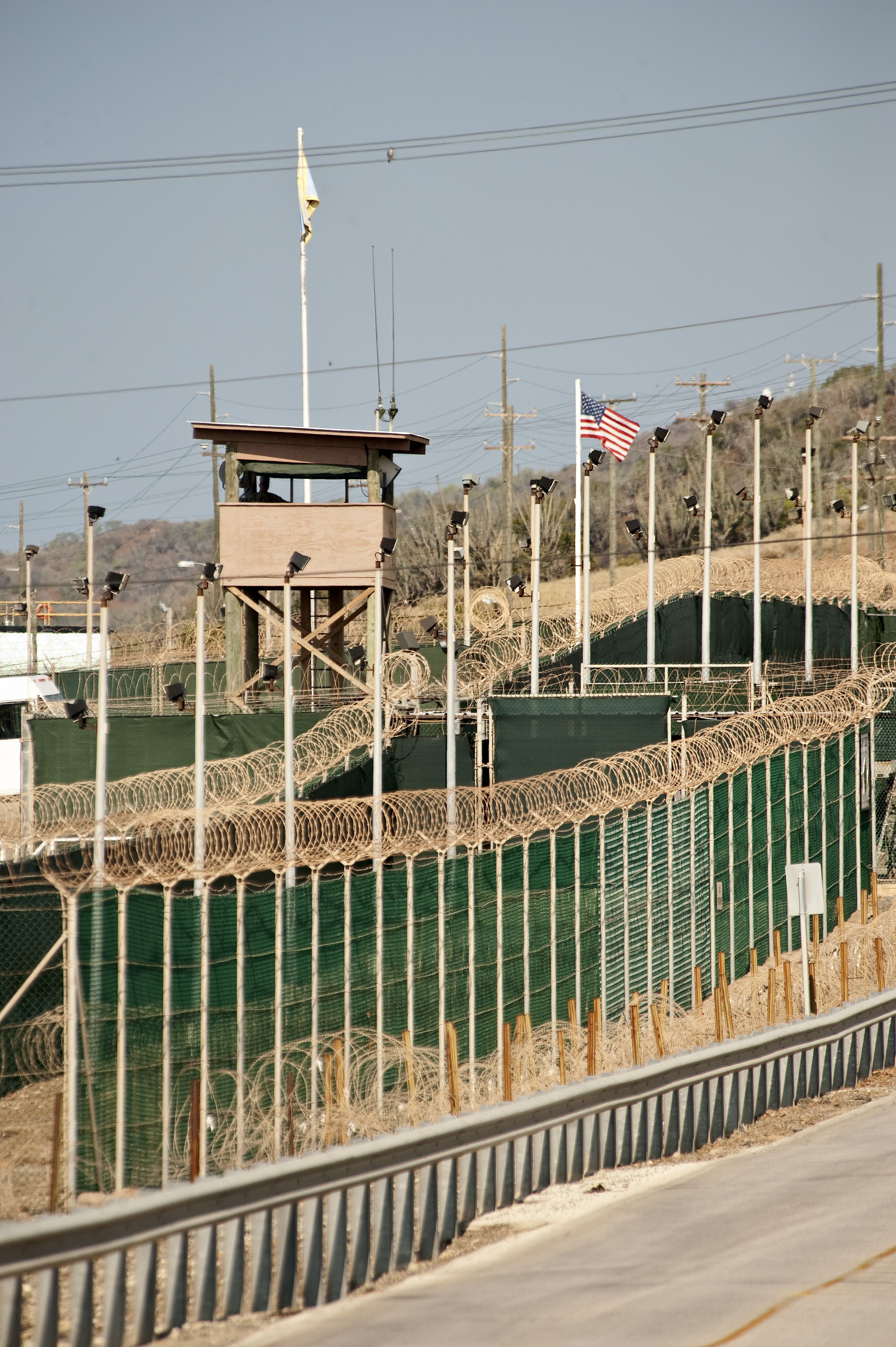 Camp Delta and Echo at the Joint Task Force detention centre at Guantanamo Bay