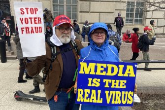  Lenny and Linda Dupere say Biden will never be their president. 