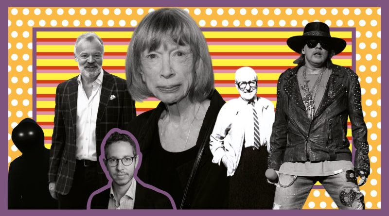 Joshua Chaffin’s fantasy dinner — Joan Didion, Axl Rose . . . and QAnon