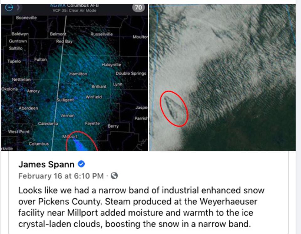 Weather modification