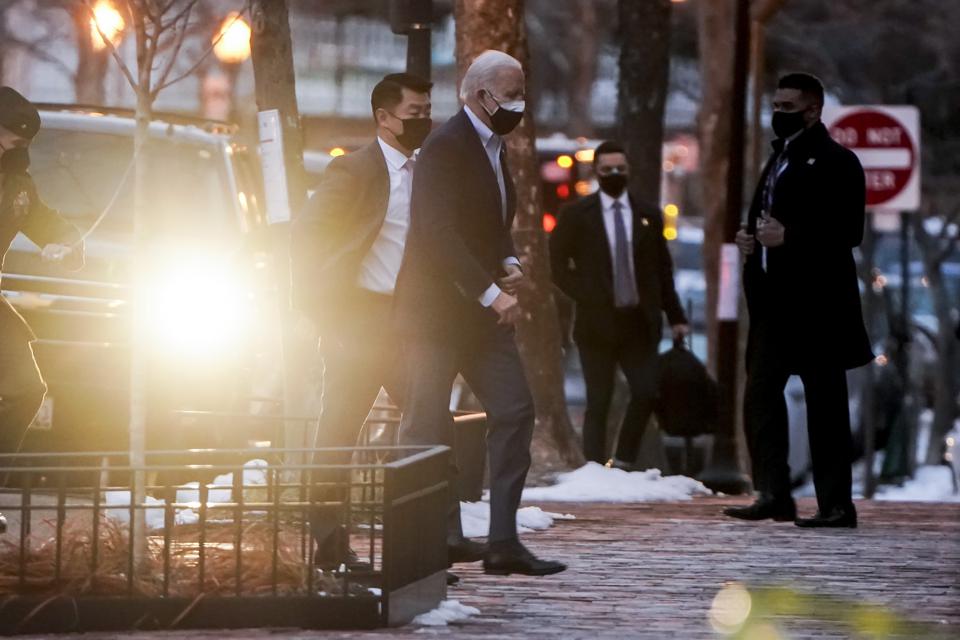 President Biden Attends Church In Washington DC