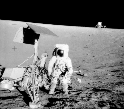 Surveyor 3, next to the landing site of Apollo 12