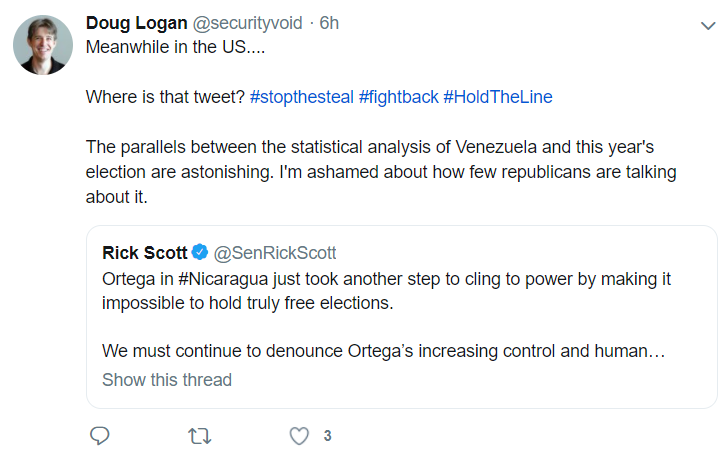 Doug Logan twitter venezuela