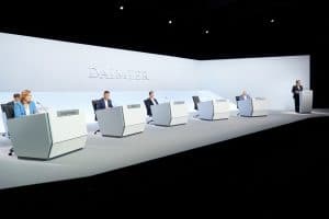 Daimler board at 2021 annual meeting