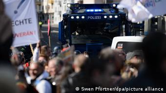 Demonstration gegen Corona-Einschränkungen - Kassel