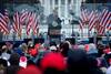 President Donald Trump speaks to supporters near the White House on Jan. 6 before the mob attack at the Capitol. (Brendan Smialowski/AFP/Getty Images)