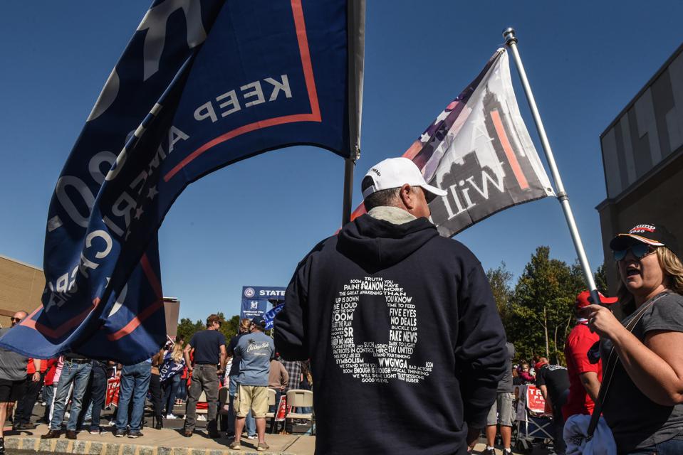 Pro-Trump Rally Held On New York's Staten Island