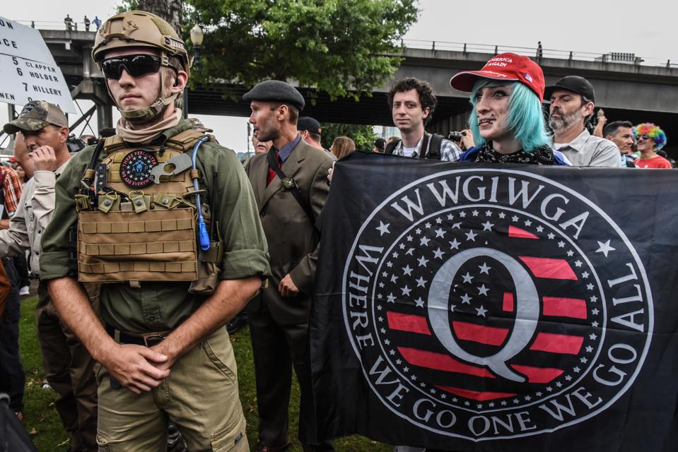 Alt Right Group Holds Rally In Portland, Oregon