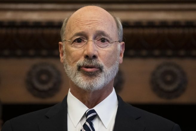 Gov. Tom Wolf at City Hall in Philadelphia. (AP Photo/Matt Rourke, File)