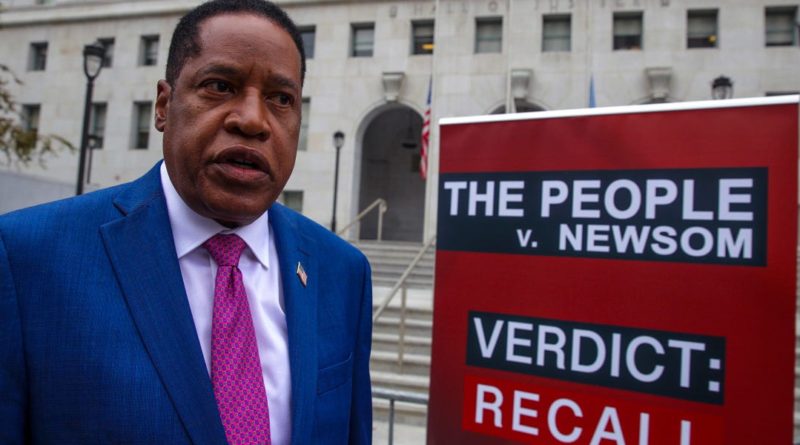 Larry Elder, Trump Pushed “Big Lie” in California Recall Election