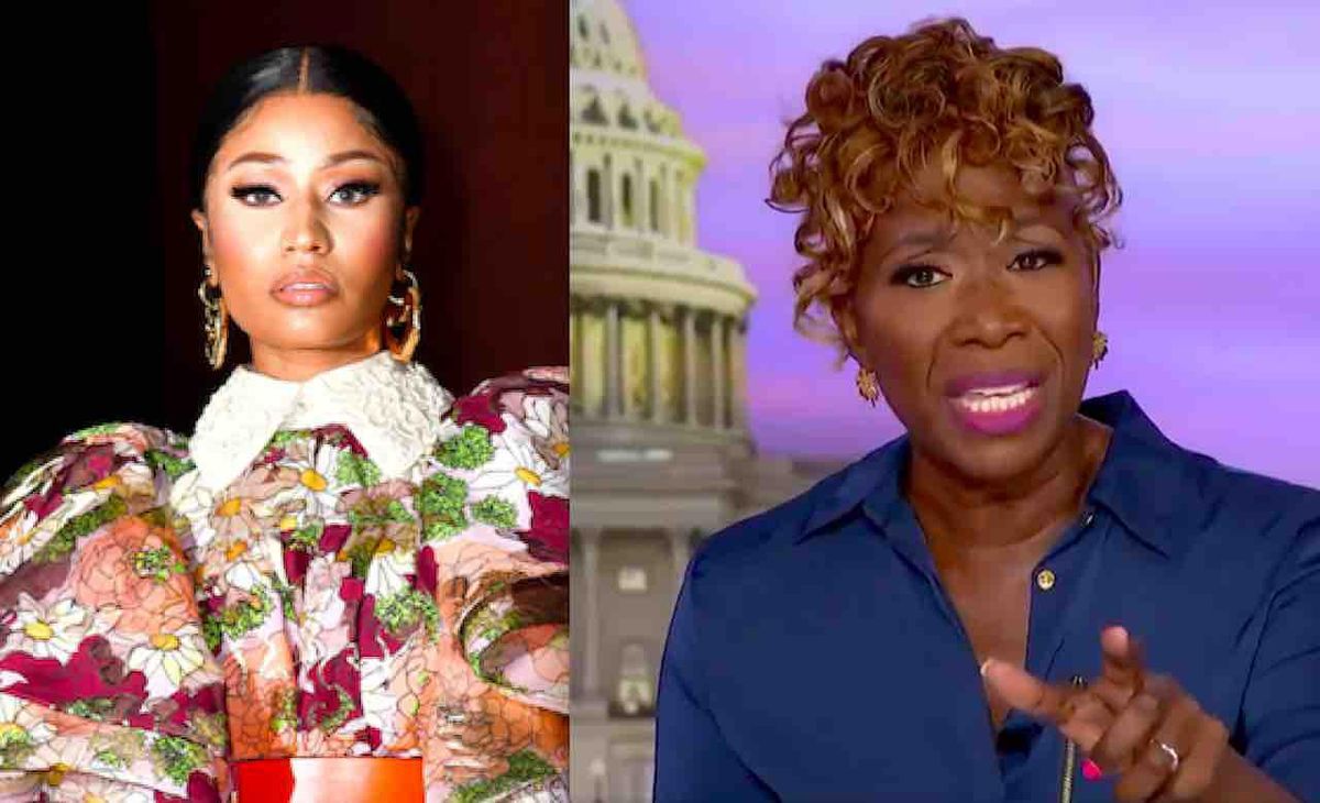 Rapper Nicki Minaj blasts ‘dumb a**’ Joy Reid for chastising her COVID vaccine hesitancy on MSNBC, rips Reid as hypocritical and ‘homophobic’ Rapper Nicki Minaj blasts ‘dumb a**’ Joy Reid for chastising her COVID vaccine hesitancy on MSNBC, rips Reid as hypocritical and ‘homophobic’