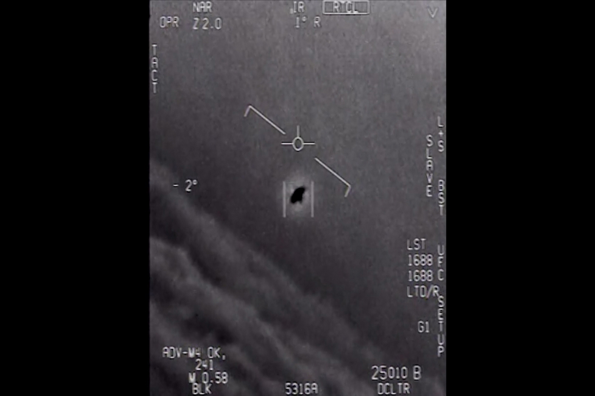 Footage of a UFO from TMZ's special on UFO's and the Pentagon's announcement about them. 