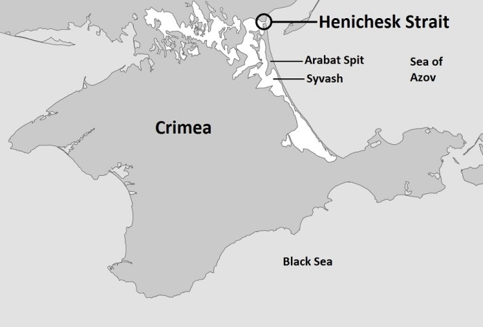 Henichesk Strait - Wikipedia