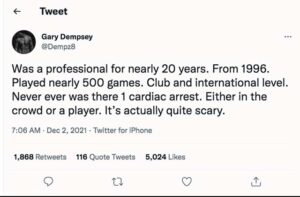 872 Athlete Cardiac Arrests, Serious Issues, 571 Dead, After COVID Shot