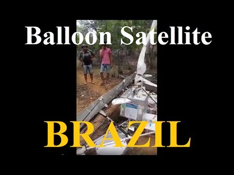 Satellite Crashes in Brazil – Attached To A Balloon Satellite Crashes in Brazil – Attached To A Balloon