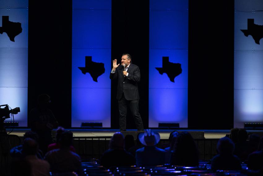 Senator Ted Cruz speaks during the Republican Party of Texas 2022 Convention in George R. Brown Convention Center Friday, Ju…