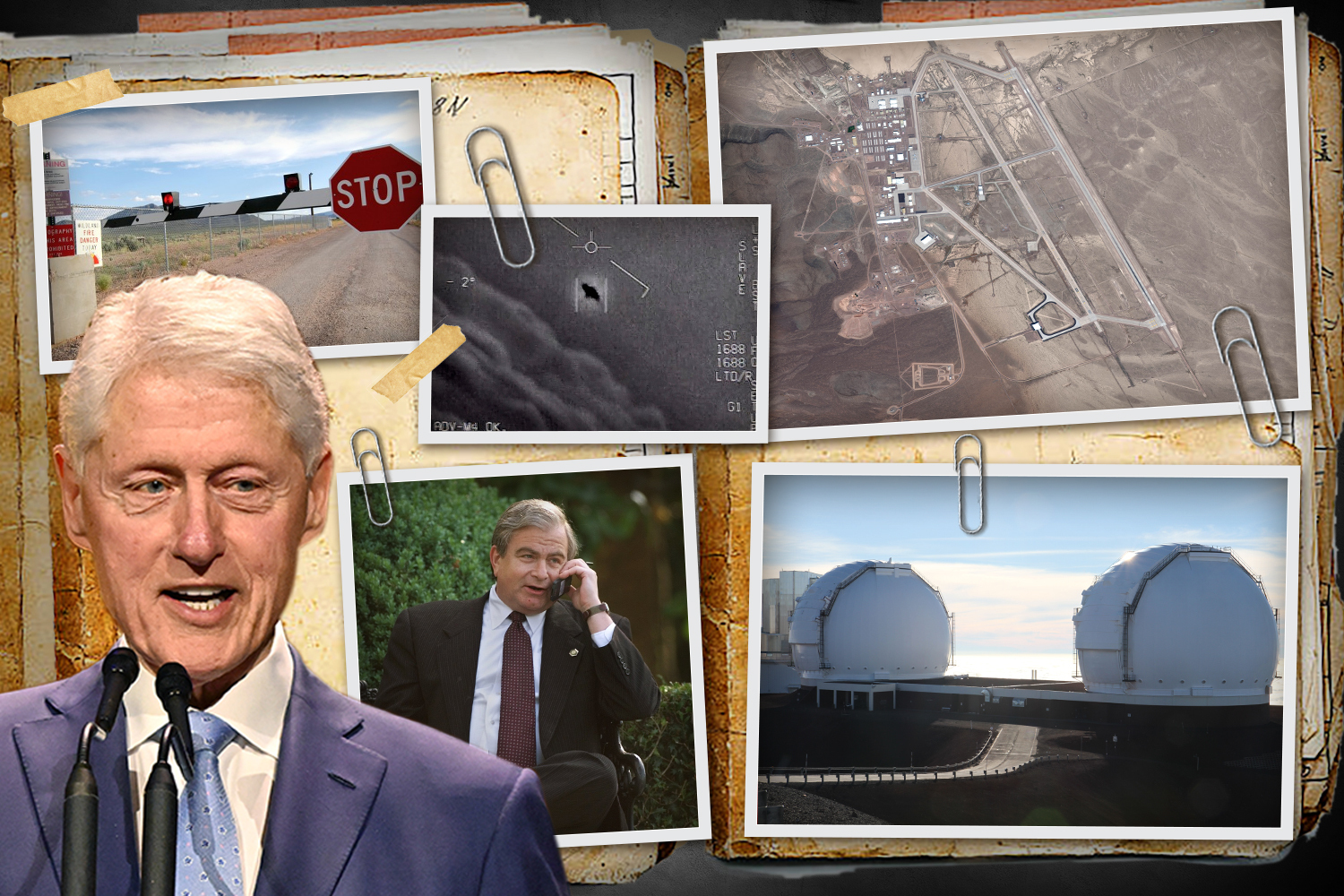 I sent agents to see if there were ALIENS at Area 51, says Bill Clinton