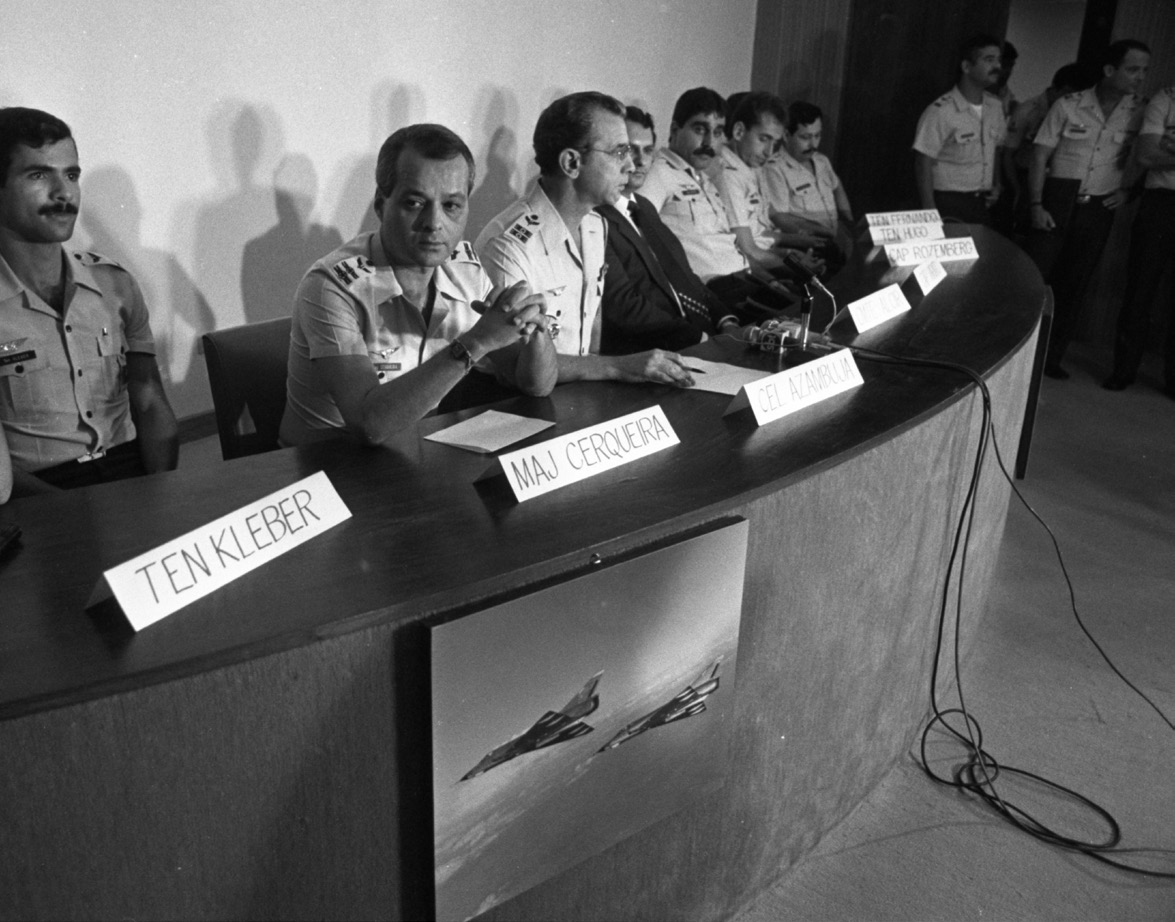 The five pilots recounted what happened at a press conference