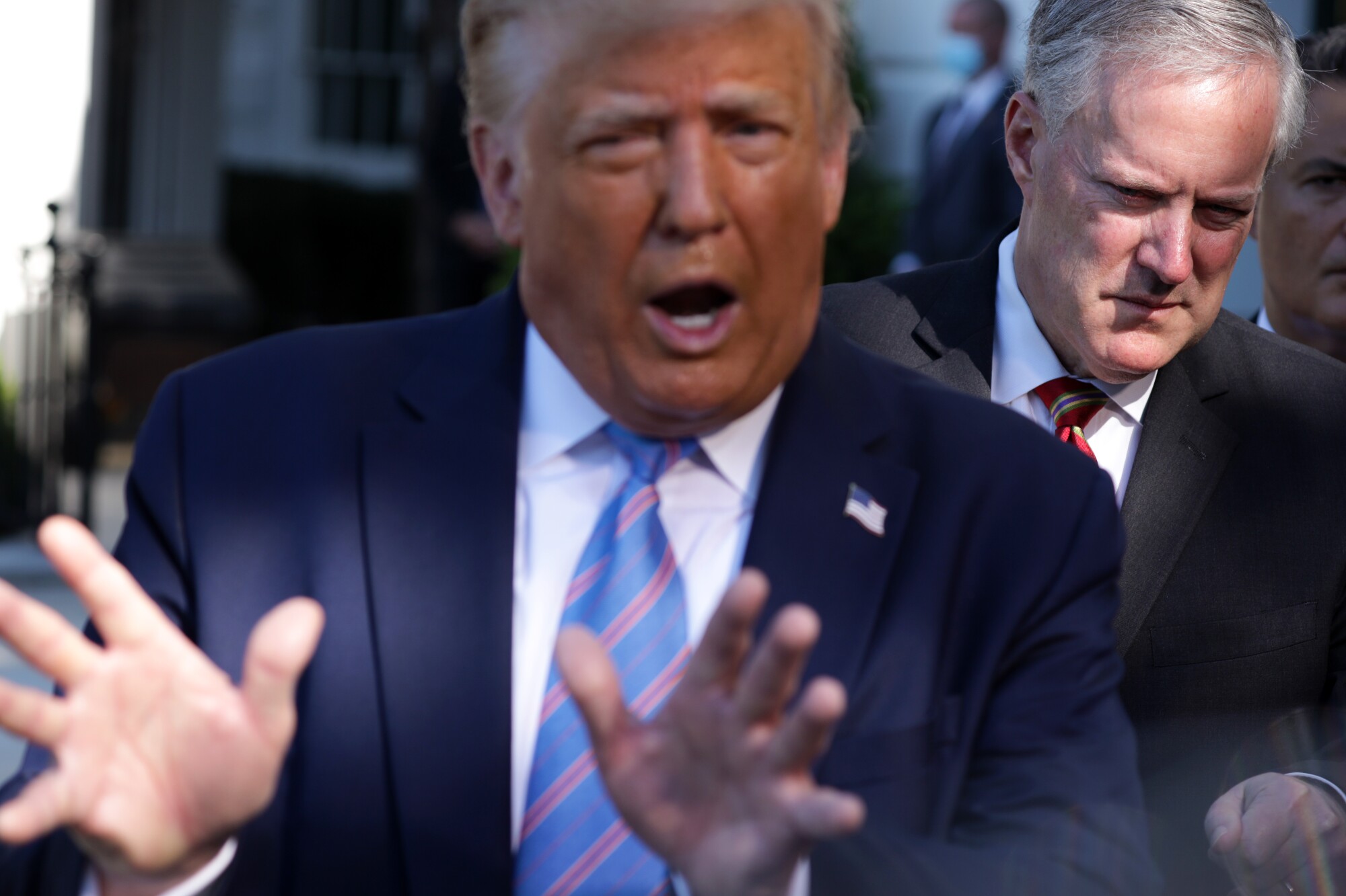 Donald Trump and Mark Meadows