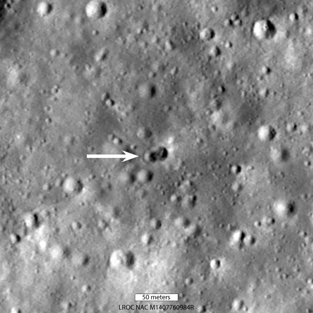 Moon craters