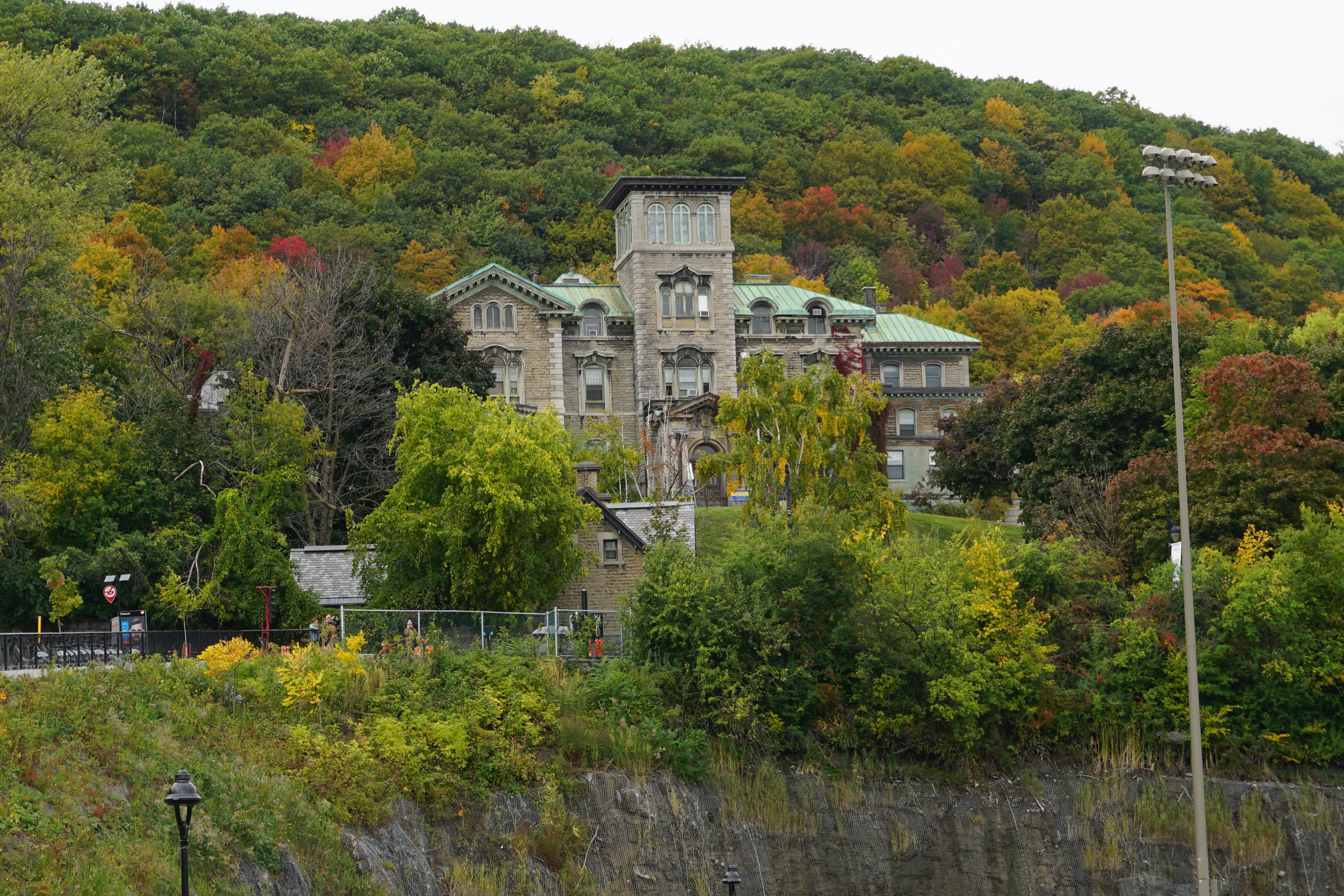 The historical building of the Allan Memorial Institute, McGill University