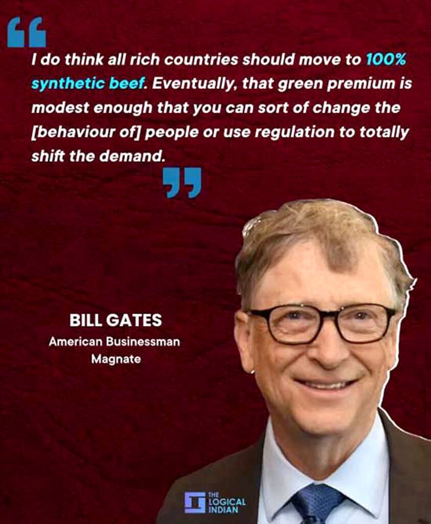 bill gates synthetic beef