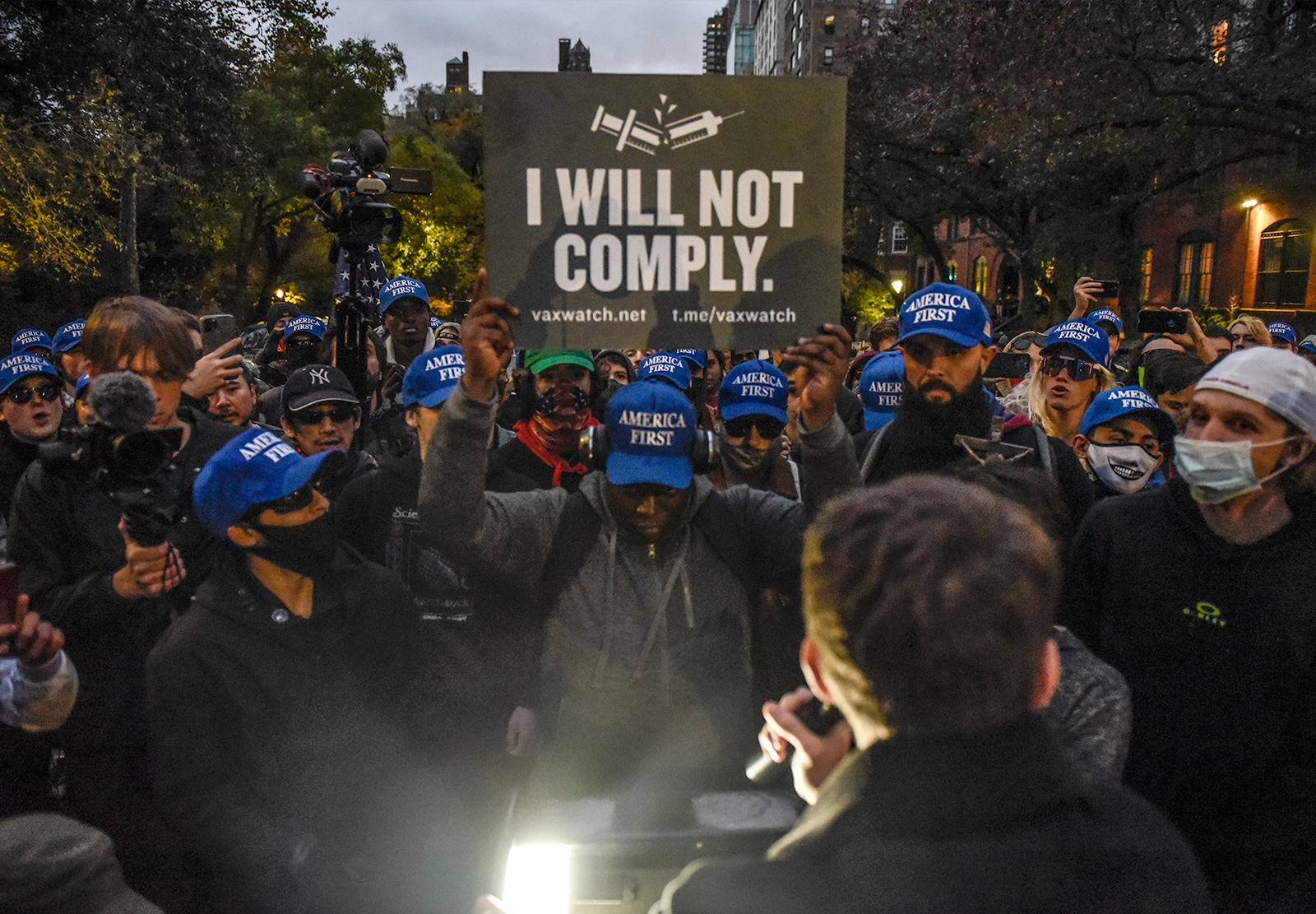 Anti-Vaccine Protest 