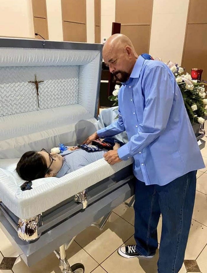 Ernesto Ramirez Jr. Lying in Casket