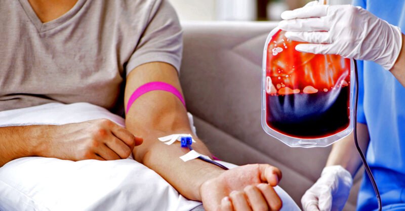 blood transfusion supply tainted feature