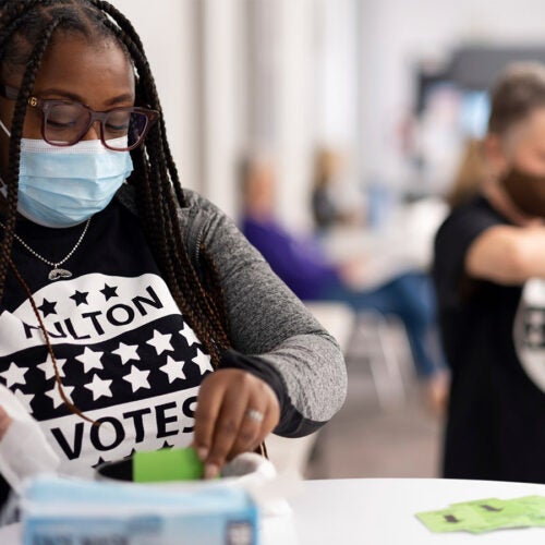 Georgia poll worker.