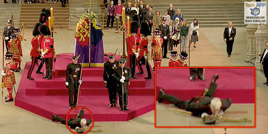 Did The Queen's Royal Guard Collapse From Vaccine?!