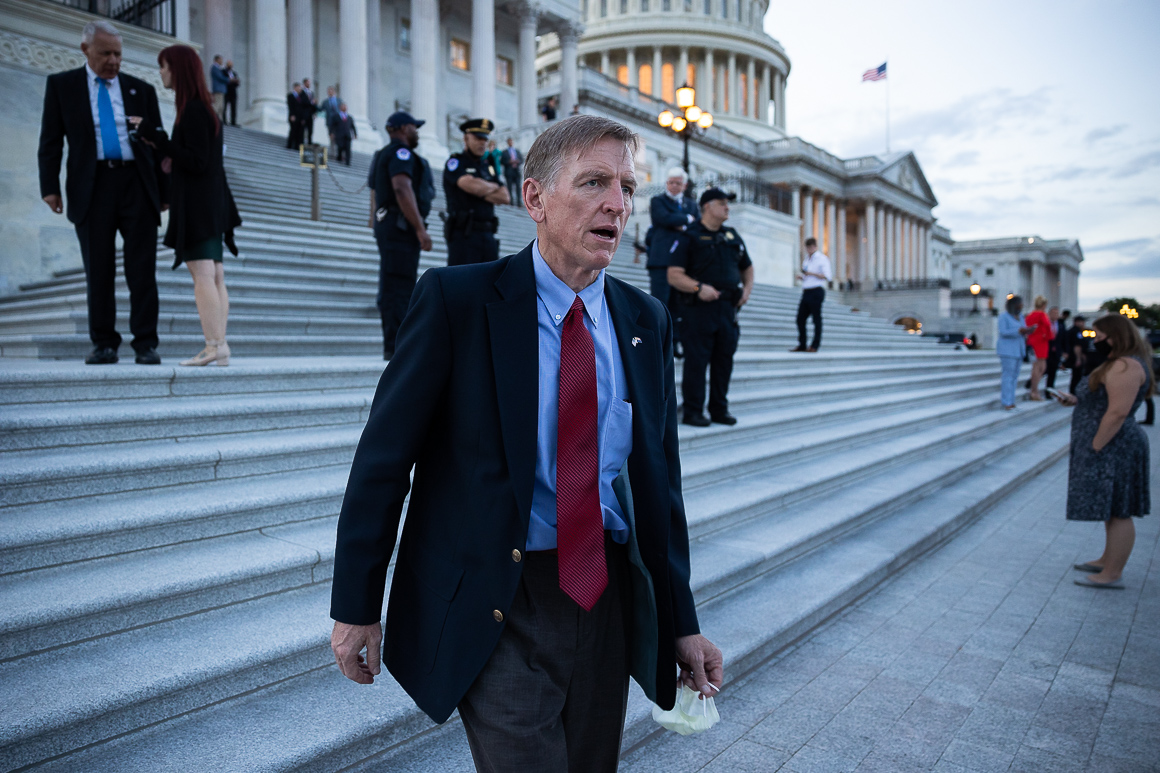 Rep. Paul Gosar (R-Ariz.) on Capitol Hill Sept. 20, 2021.