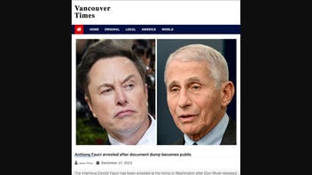 Fact Check: Anthony Fauci NOT Arrested After Elon Musk Document Dump -- It's From Satire Site