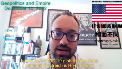 “Inside the COVID-19 Global Coup d’état”. COVID-19 Was a Global Coup by Private Finance, IT, and Intelligence Complexes “Inside the COVID-19 Global Coup d’état”. COVID-19 Was a Global Coup by Private Finance, IT, and Intelligence Complexes