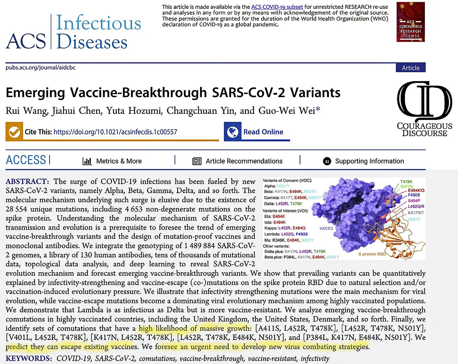 emerging vaccine breakthrough article