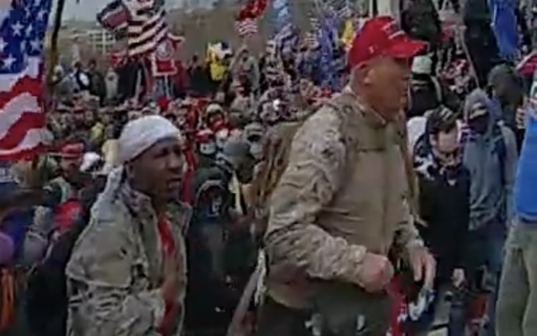 Ray Epps at the Capitol in Washington, D.C. on Jan. 6, 2021.