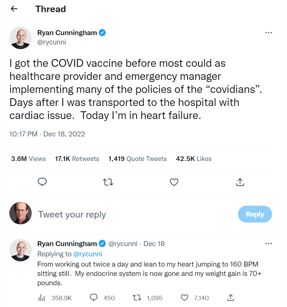 The vaccine itself is our best convincer in shifting people from believing the narrative to seeing the truth The vaccine itself is our best convincer in shifting people from believing the narrative to seeing the truth