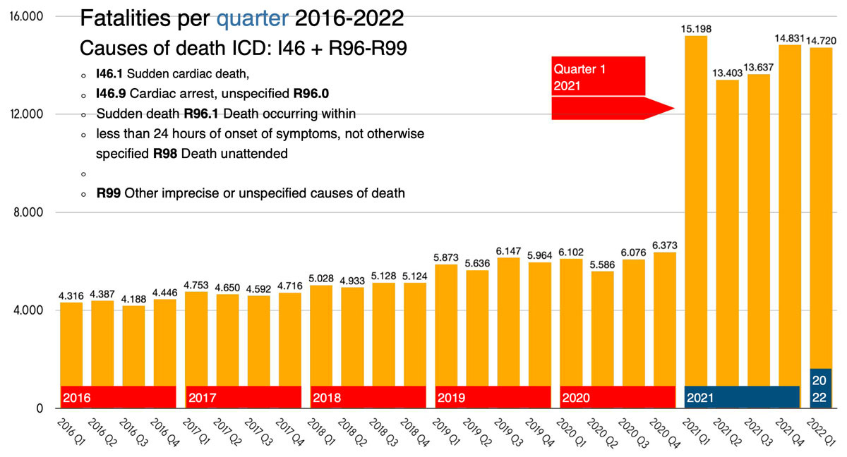 German KBV Insurance Data: Mortality, 2016–2022