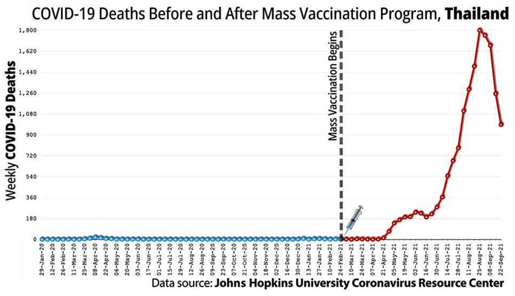 3 covid deaths mass vaccination thailand