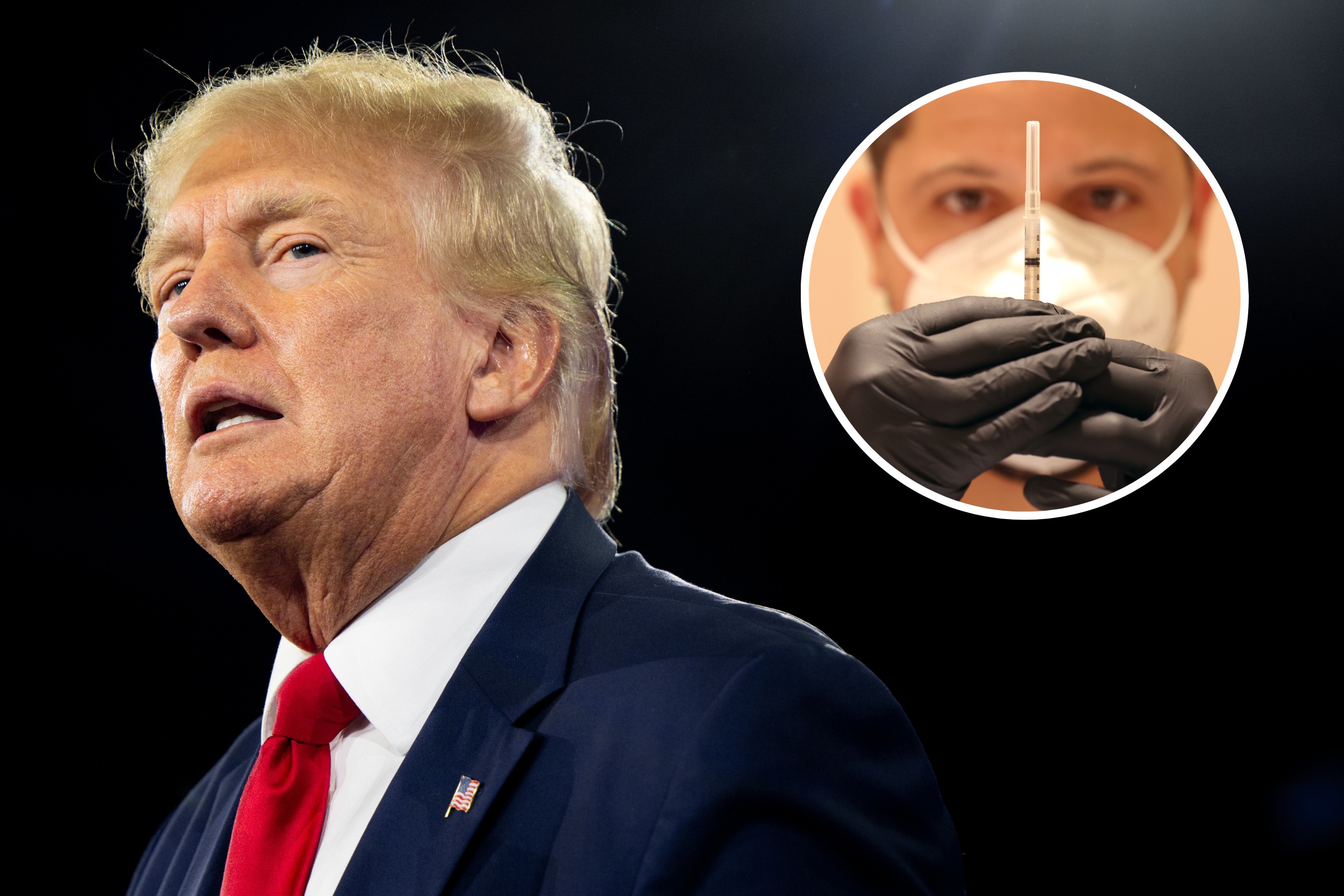 Trump Dismisses COVID-19 Vax Safety Claims, Says He Saved 100 Million Lives