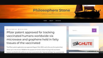 Fact Check: Pfizer Does NOT Have Patent 'For Tracking Vaccinated Humans Worldwide Via Microwave And Graphene'