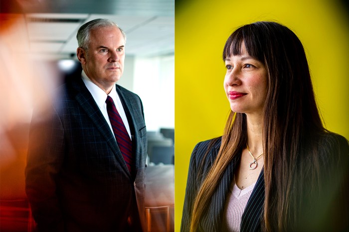 Headshot of Steve Flynn (left) and Mai'a Cross (right)