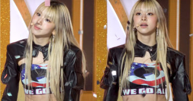 Controversy after TWICE's Chaeyoung spotted wearing QAnon T-shirt during performance - Yahoo News