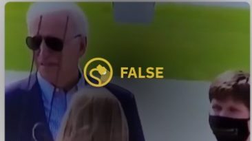 Does Video Show a Child Handing Biden a Vial of Blood?